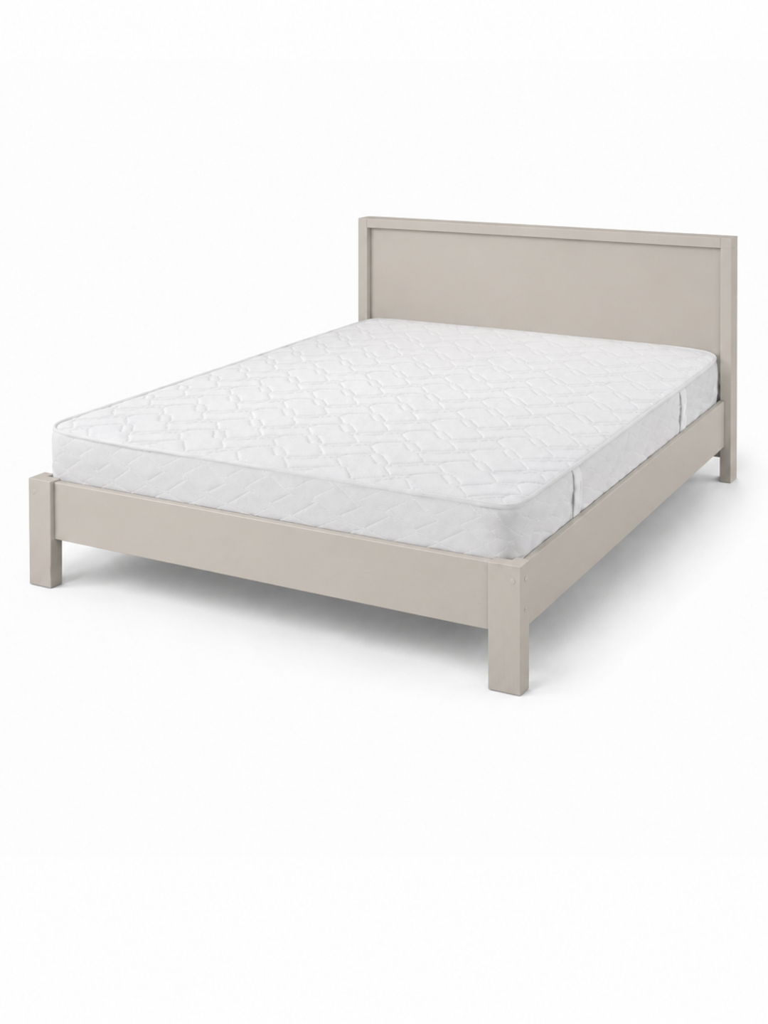 Ikki kishilik karavat AIKO Elegant 2, ortopedik matras bilan, 2 kishilik, 210x190x90 sm