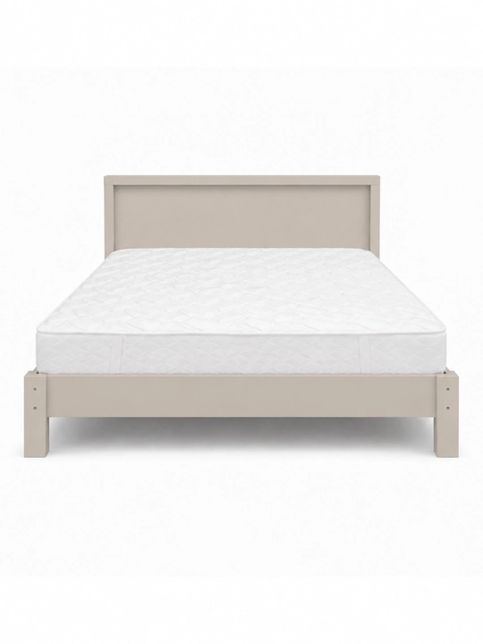 Ikki kishilik karavat AIKO Elegant 2, ortopedik matras bilan, 2 kishilik, 210x190x90 sm