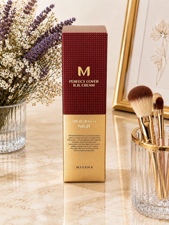 Tonal BB-krem MISSHA M Perfect Cover B.B Cream SPF42/PA+++ №21