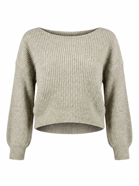 Ayollar uchun qisqa trikotaj sviter