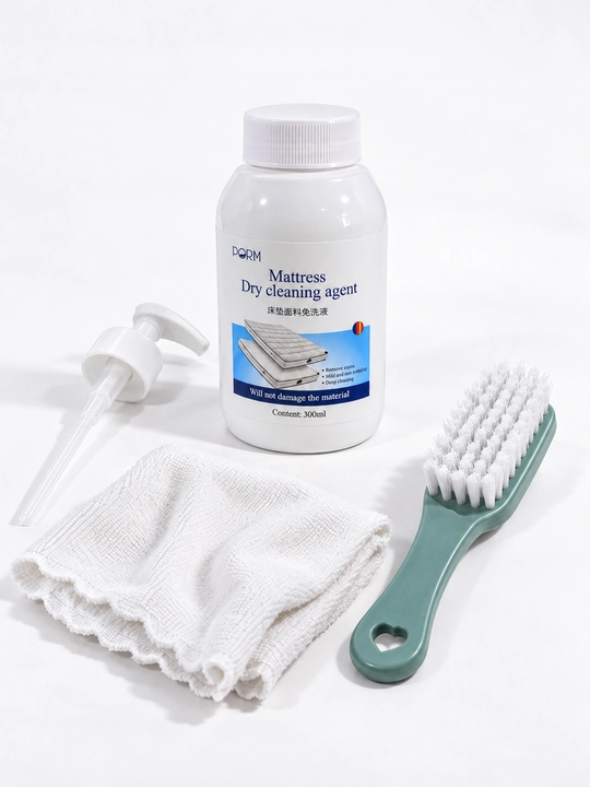PORM matras va matolarni quruq tozalash vositasi 300 ml pompa va cho‘tka bilan