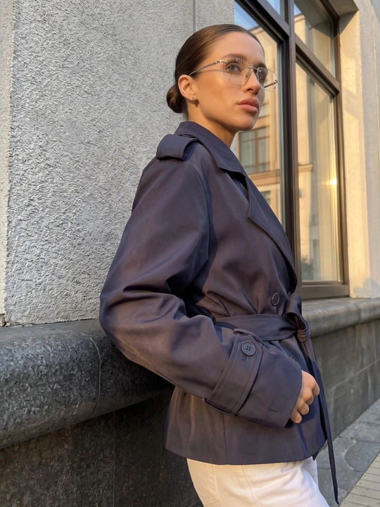 Тренч женский с поясом, женская куртка — ELLY FASHION