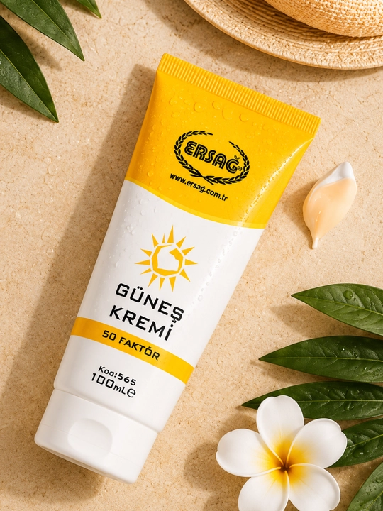 Крем для защиты от солнца Ersag SPF 50+++, натуральный уход