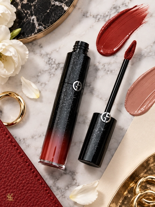 Giorgio Armani Lip Maestro suyuq lab bo‘yog‘i, baxmal effekt, 6.5 ml