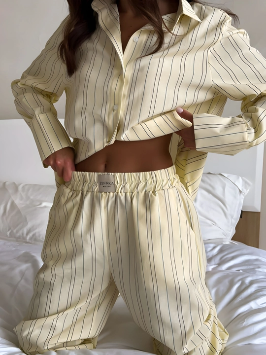 Yo‘l-yo‘l pijama