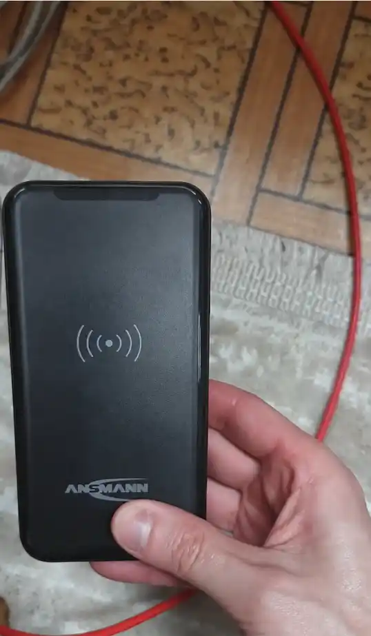 Повербанк 10000 mAh с беспроводной зарядкой Qi, быстрая зарядка PD QC 3.0, 18W
