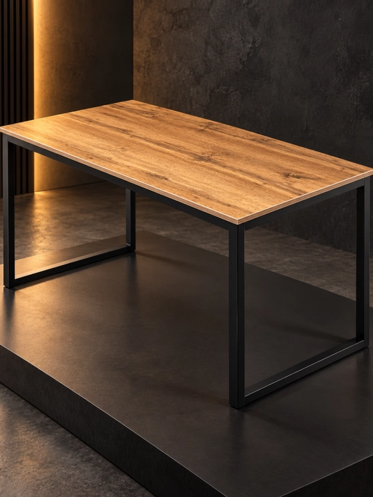 Современный стол для офиса и компьютера, металлическая рама, 120 × 60 × 76 см