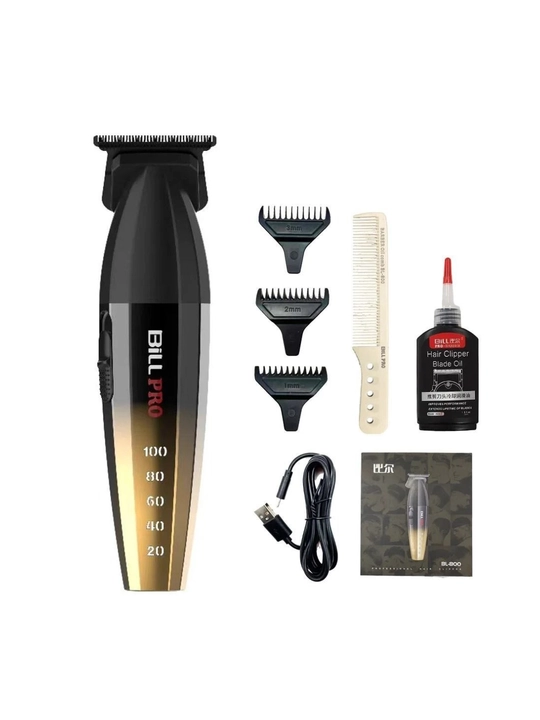Машинка для стрижки волос и бороды Bill Pro BL-800, 1200 мАч, 3 насадки
