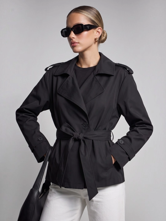 Тренч женский с поясом, женская куртка — ELLY FASHION