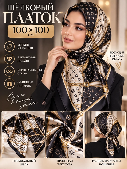 Ipakdan ayollar ro‘mollari