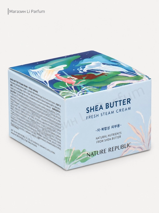 Увлажняющий питательный крем Nature Republic Shea Butter Moist для лица и тела - 