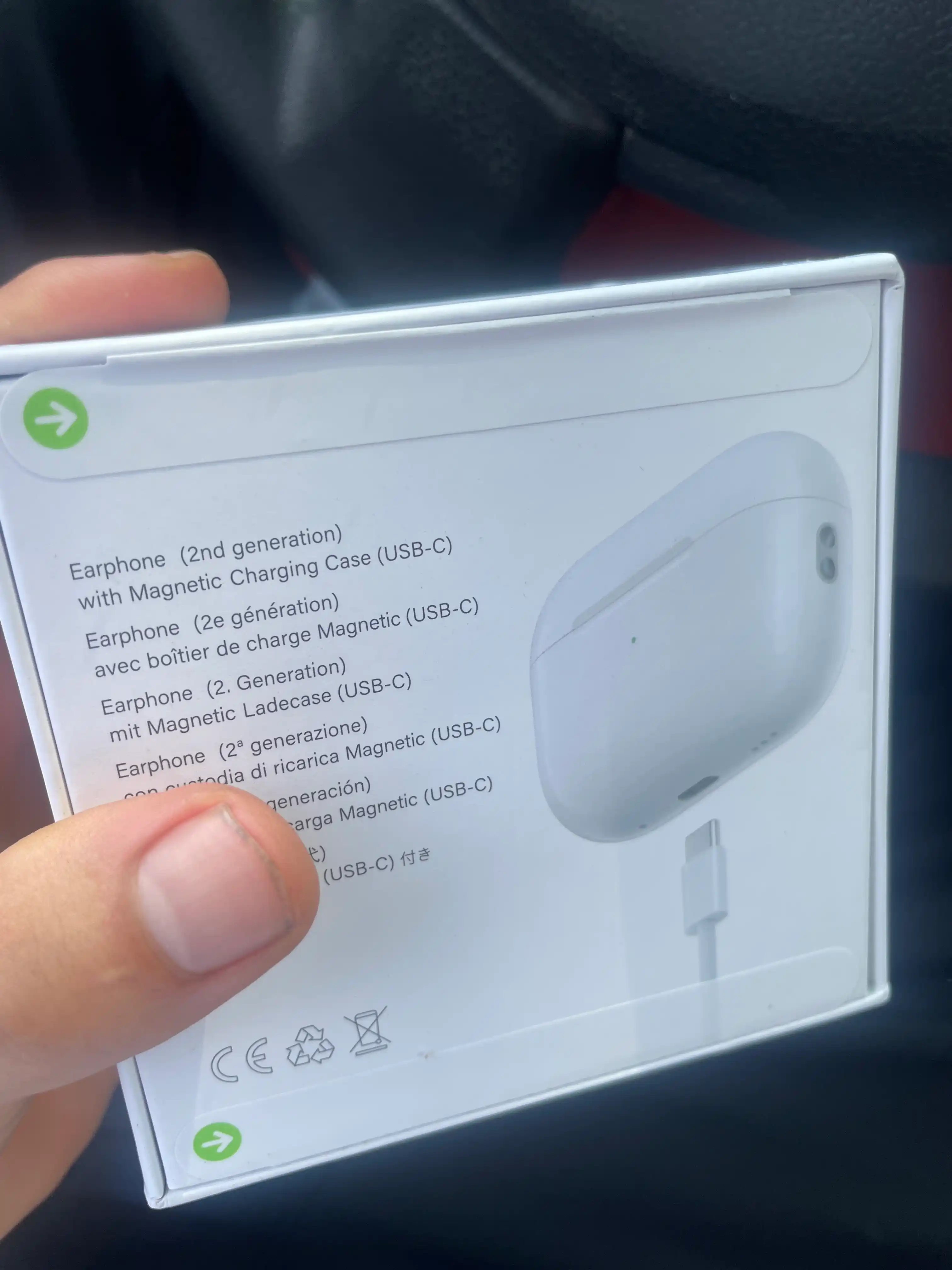 Беспроводные наушники Pods Pro 2 , Bluetooth, сенсорные, для iPhone и Android