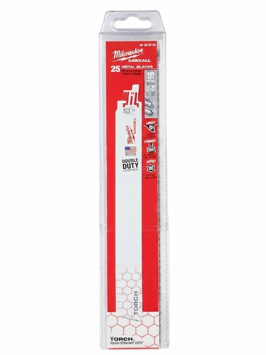 Milwaukee The Torch metall polotnosi 300x18 mm/ tish qadami 1,4 mm (25 dona)