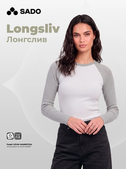 Ayollar longslivi, uzun yengli, reglan bichimli SADO - 