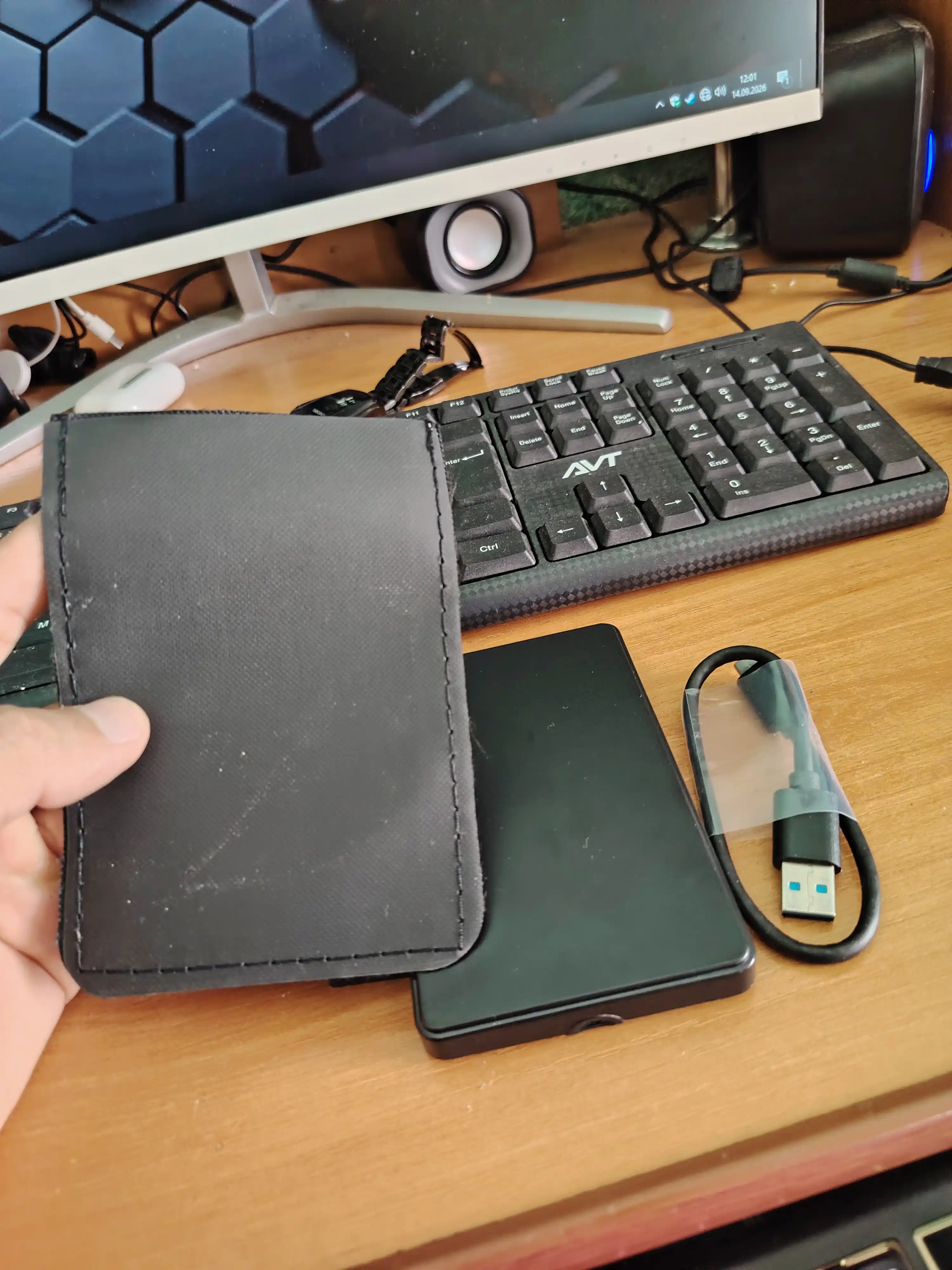 2.5" HDD/SSD tashqi qattiq disk korpusi, USB 3.0, SATA, External Case