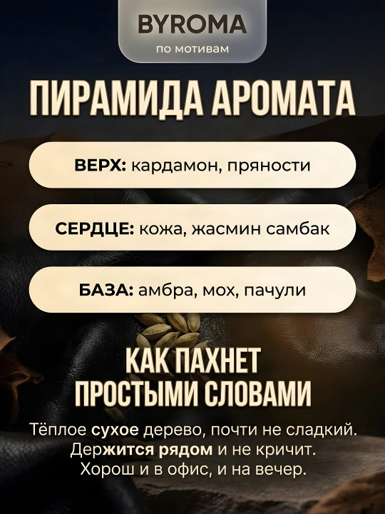 Парфюм унисекс по мотивам Ombre Leather 10 мл, стойкие духи, парфюмерная вода