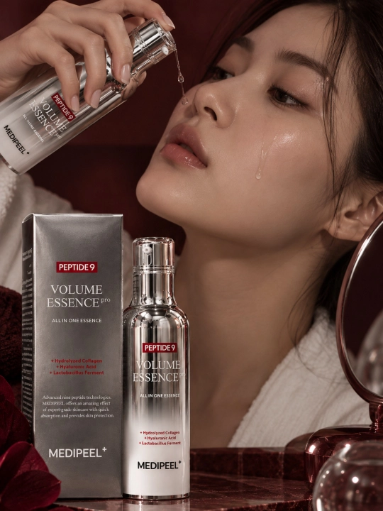 Essence MEDIPEEL+ Peptide9 — peptid va kollagenli yuz essensiyalari