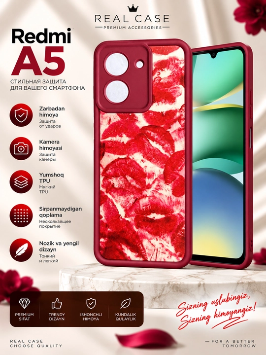 Redmi A5 smartfoni uchun g'ilof - 