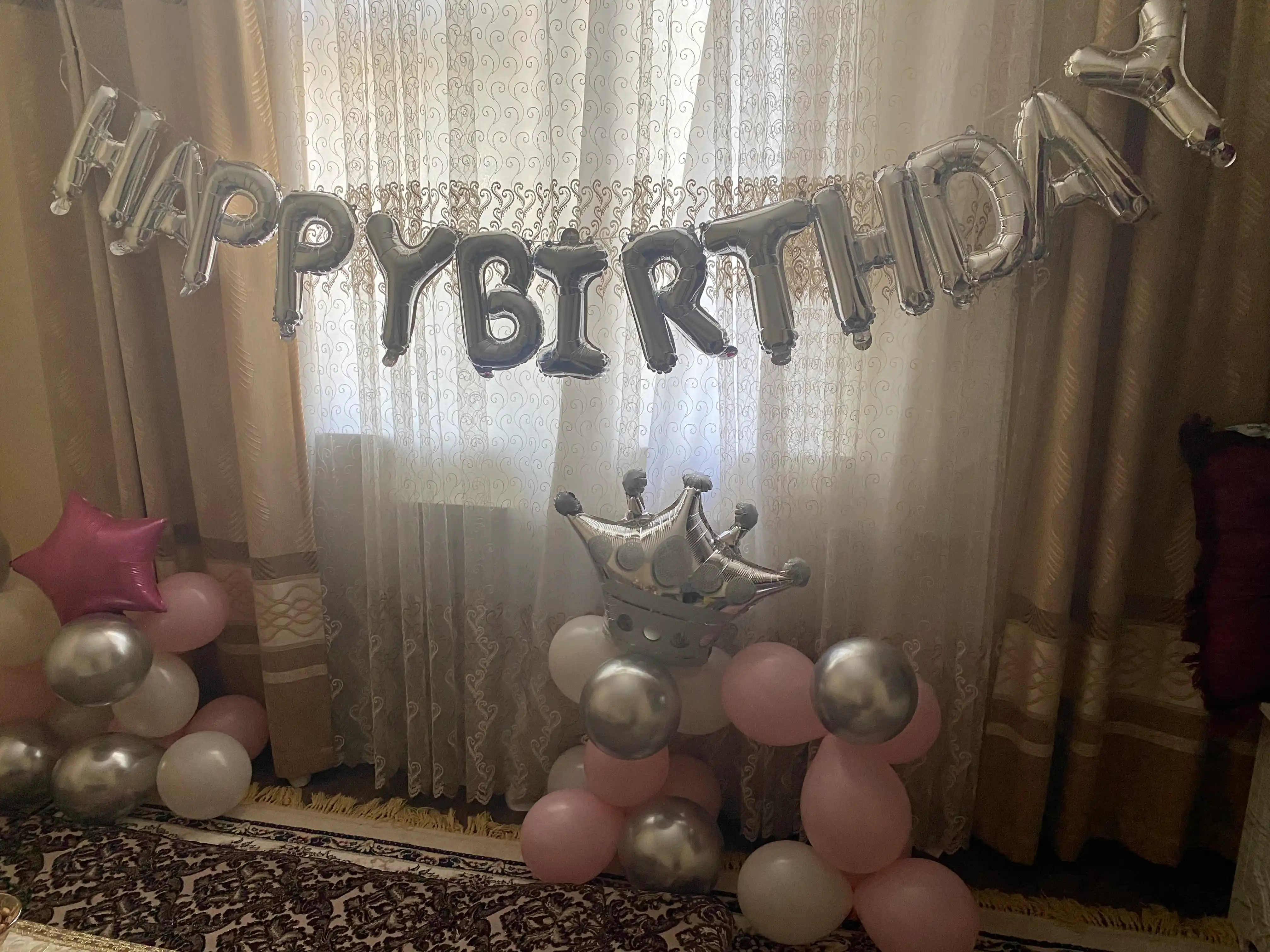 53 воздушных шара – для дня рождения, декорации вечеринки и фотосессии