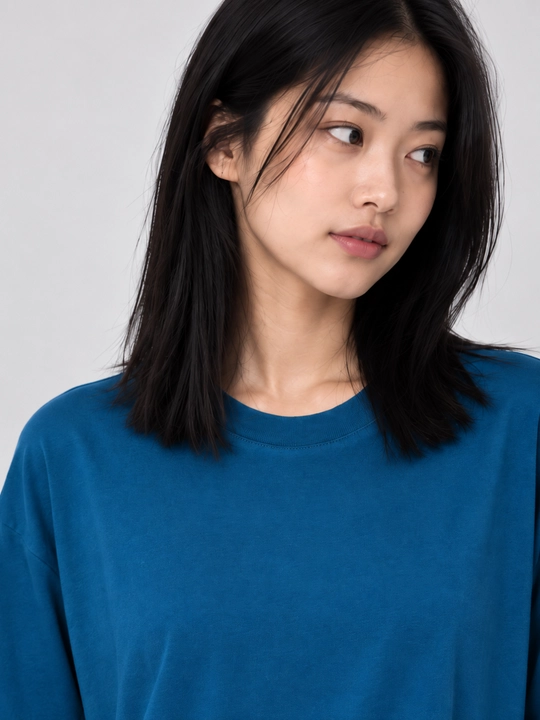 Лонгслив женский Oversize Basic с длинным рукавом