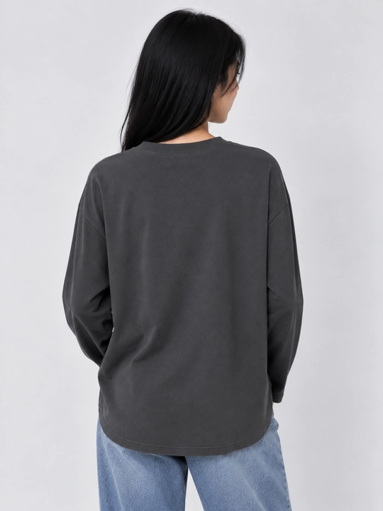 Лонгслив женский Oversize Basic с длинным рукавом