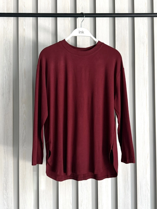 Лонгслив женский Oversize Basic с длинным рукавом