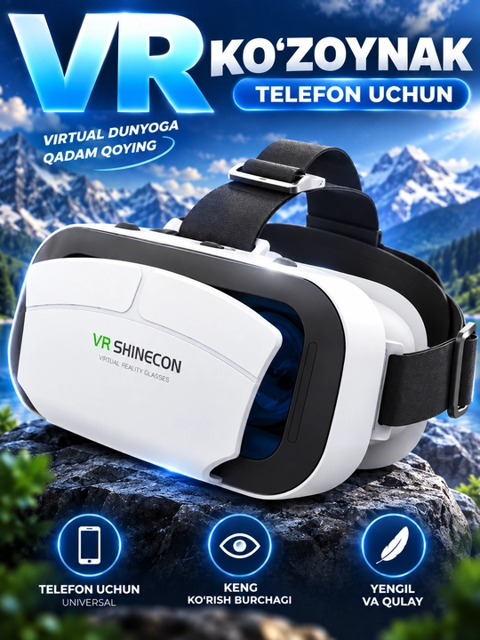 VR Box Shinecon SC-G12, g06eb, виртуальные очки 3D для смартфонов - 