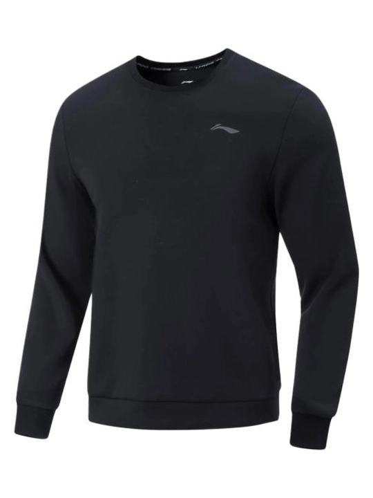 Свитшот мужской LI-NING AWDW493, спортивный, с круглым вырезом и длинным рукавом - 