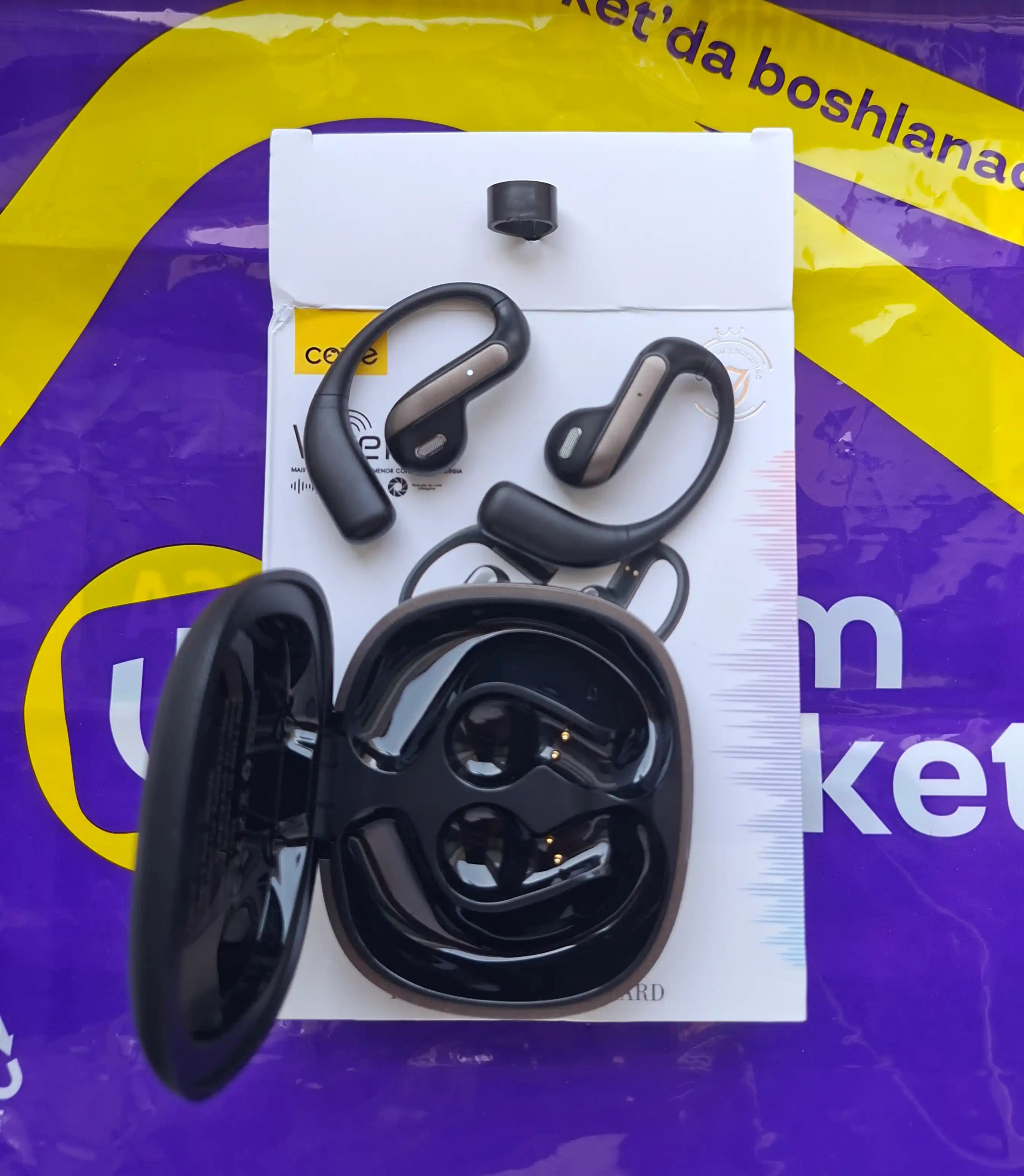 Simsiz quloqchinlar Bluetooth 70 soat ish vaqti mikrofon sensorli suvdan himoyalangan IPX