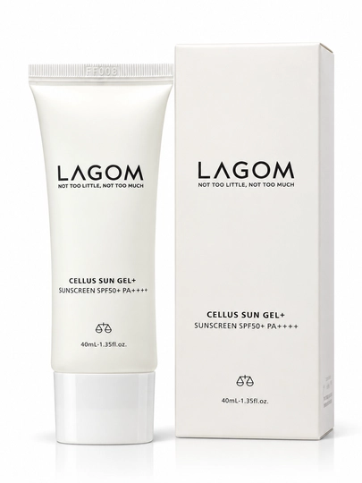 LAGOMdan Cellus+ quyoshdan himoyalovchi gel SPF50+ PA++++ quyoshdan himoyalovchi krem-gel 40 ml