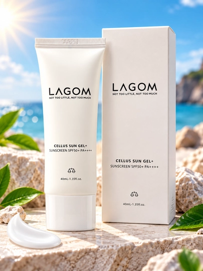 LAGOMdan Cellus Sun Gel+ Sunscreen SPF50+ PA++++ krem-geli, 40 ml - 