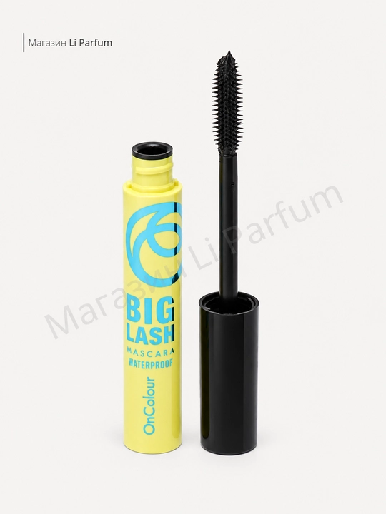 Big Lash Mascara Oriflame OnColour kiprik uchun tush (oddiy va suvga chidamli versiyalari) - 