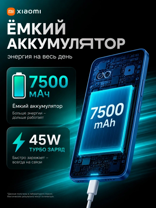 Смартфон Xiaomi Redmi 17, дисплей 120 Гц, камера 50 МП и аккумулятор 7500 мАч