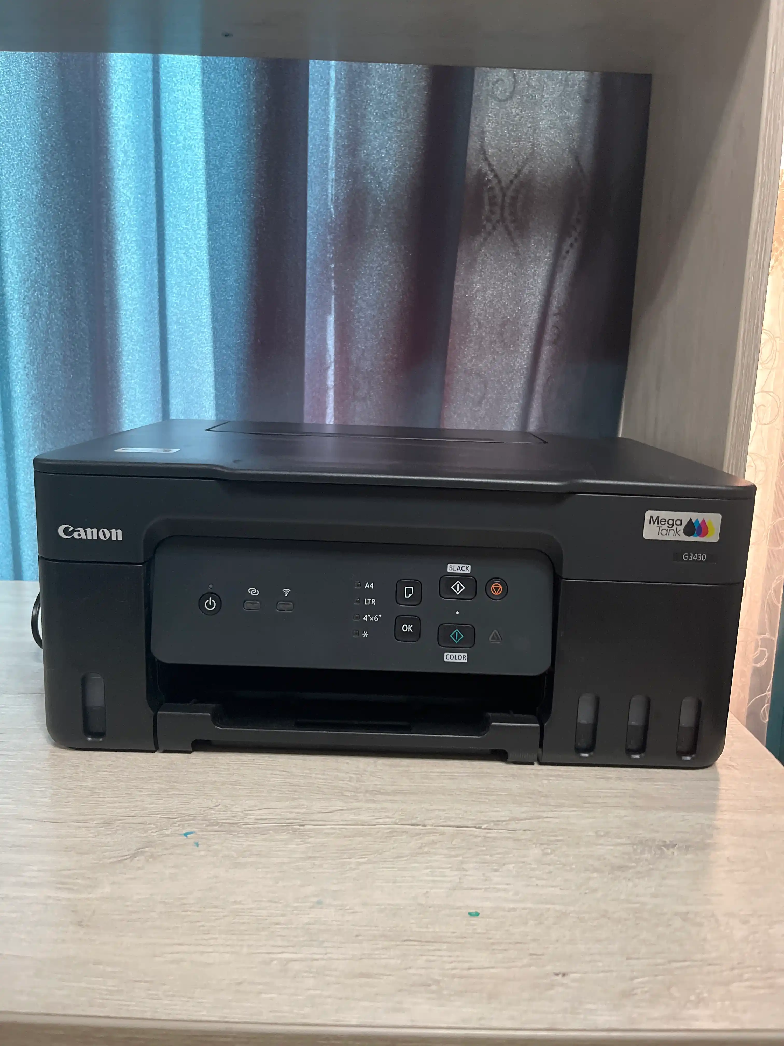 Rangli printer Canon PIXMA G3430, 3 tasi 1 da, Wi - Fi yoqilgan