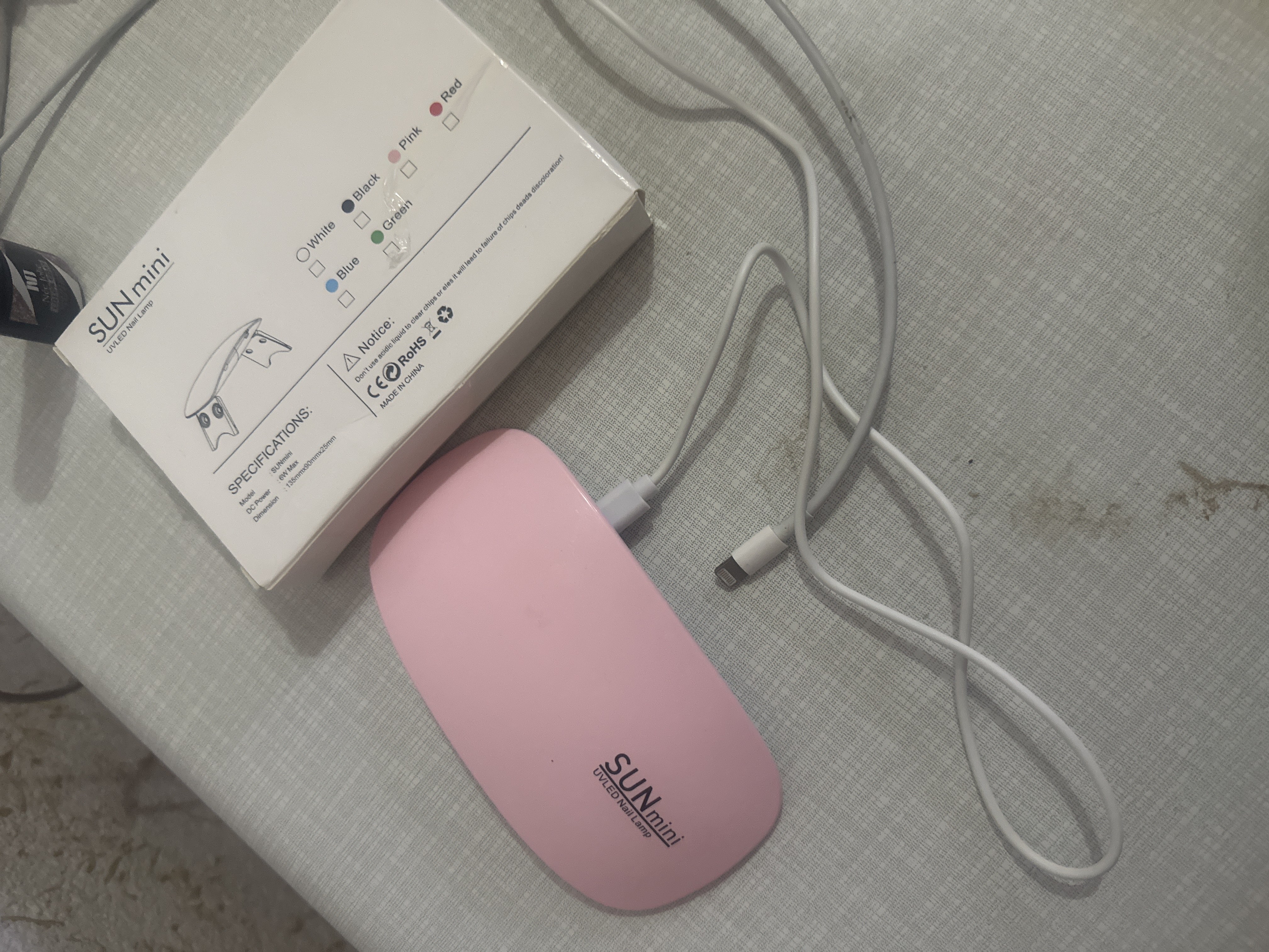 Мини LED лампа для ногтей с Type-C USB, портативная сушилка для маникюра и педикюра 