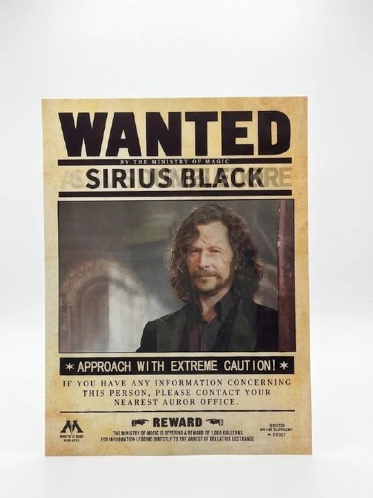 3D golografik Garri Potter posteri, tasvirni o'zgartirish effekti bilan, 30x40 sm - 