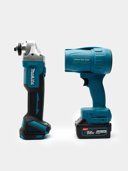 Makita elektr asboblar to‘plami 6/8 tasi 1 da, akkumulyatorli, mustahkam keys bilan