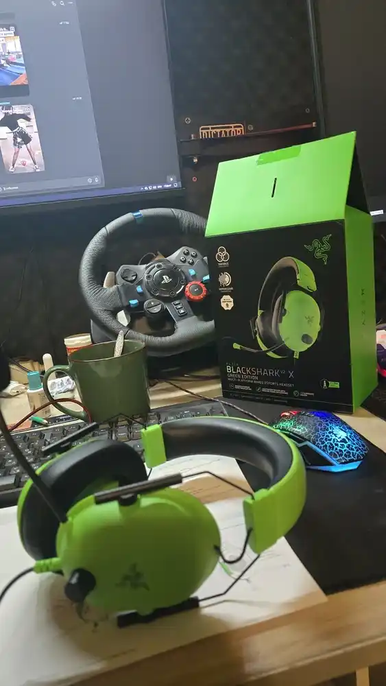 Razer BlackShark V2X o'yin quloqchini, 7.1 surround, mikrofonli
