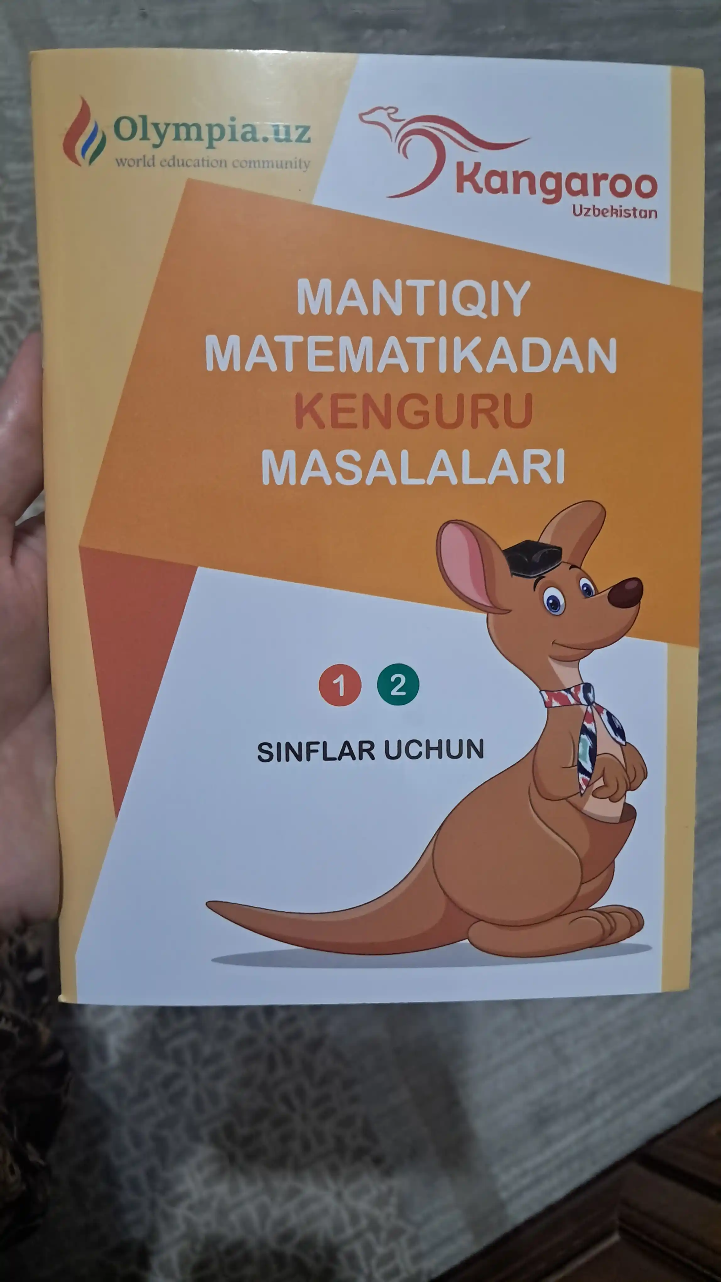 Mantiqiy matematika bo‘yicha Kenguru kitobi, 1-2-sinflar uchun, o‘zbek tilida