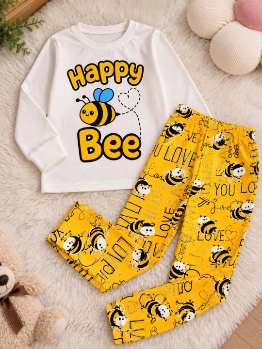1-8 yoshli bolalar uchun uzun yengli yumshoq pijama