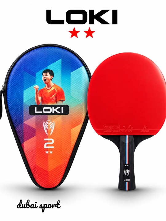 Mashg‘ulot va professional o‘yin uchun 2-7 yulduzli LOKI stol tennisi raketkasi