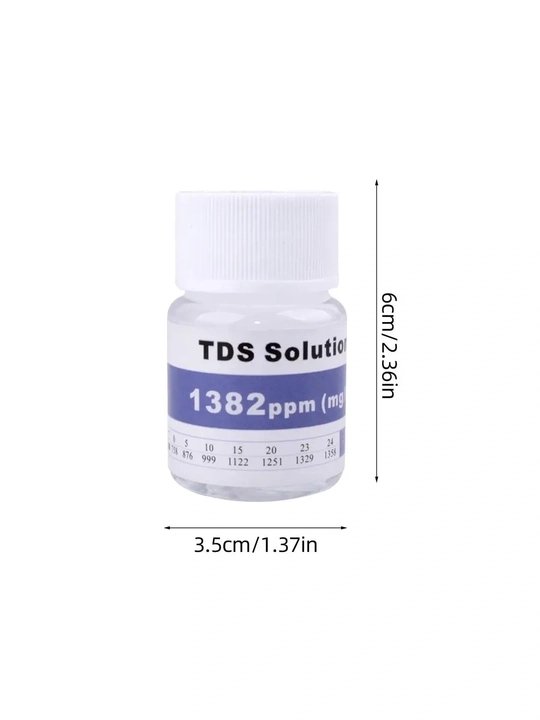 TDS метр 3 в 1: солемер, кондуктометр и термометр для анализа воды, EC метр + раствор