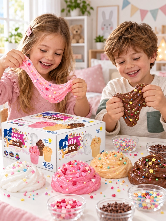 GENIO KIDS-ART to‘plami Maydalagich-kunjara, zefir