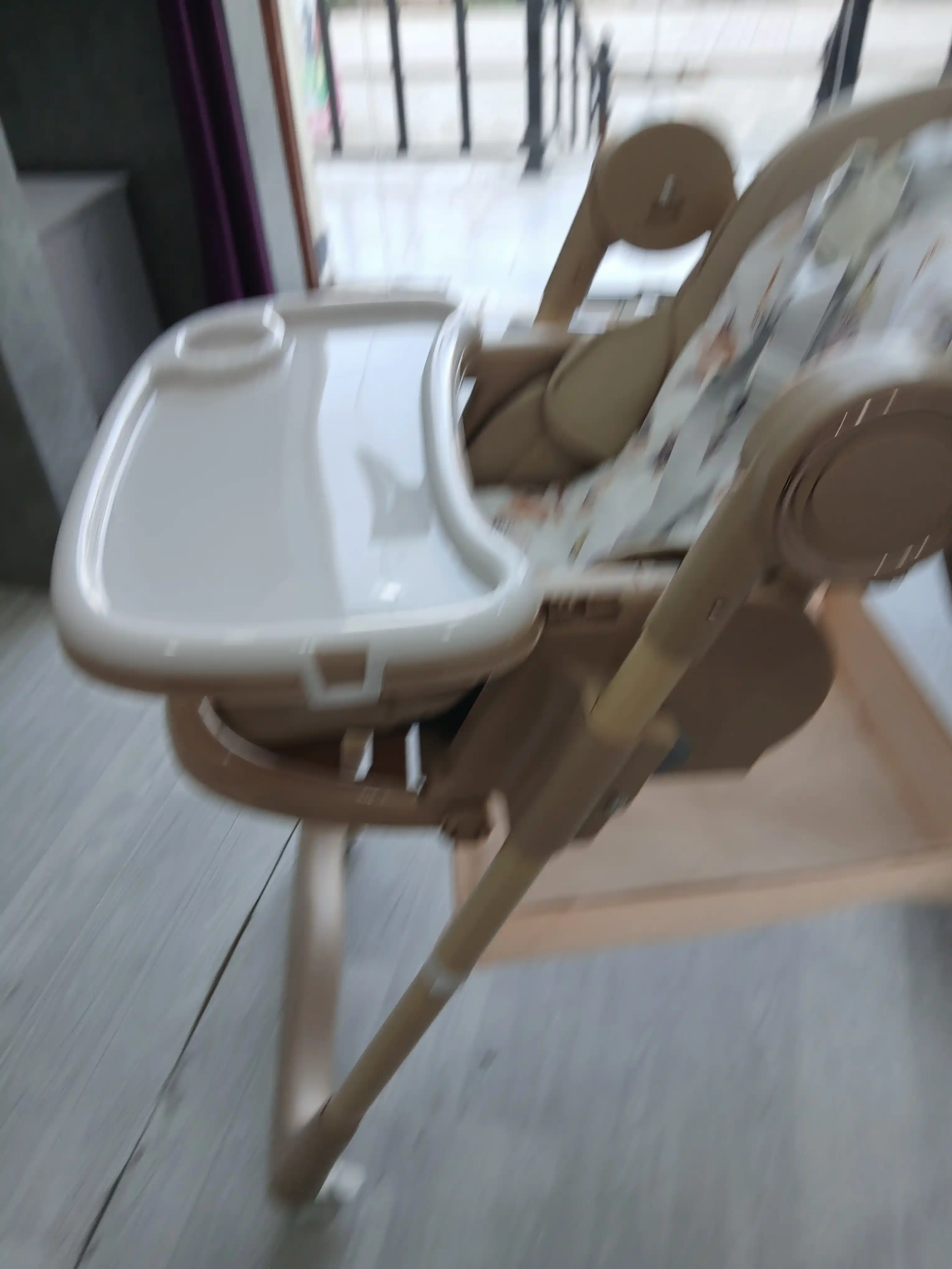 2 in 1 bolalar stuli, tebranish funksiyasi, sozlanadigan suyanchiq, 0–36 oy