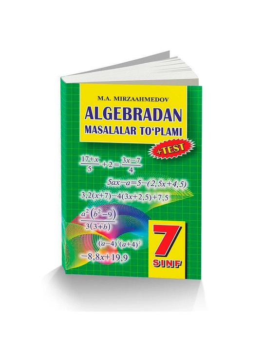 Matem test 7-sinf Mirzaahmedov - 