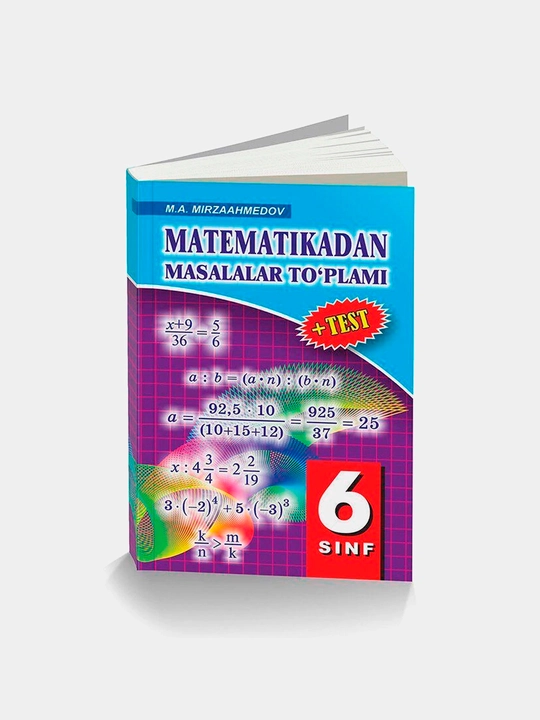 Matem test 6-sinf Mirzaahmedov - 