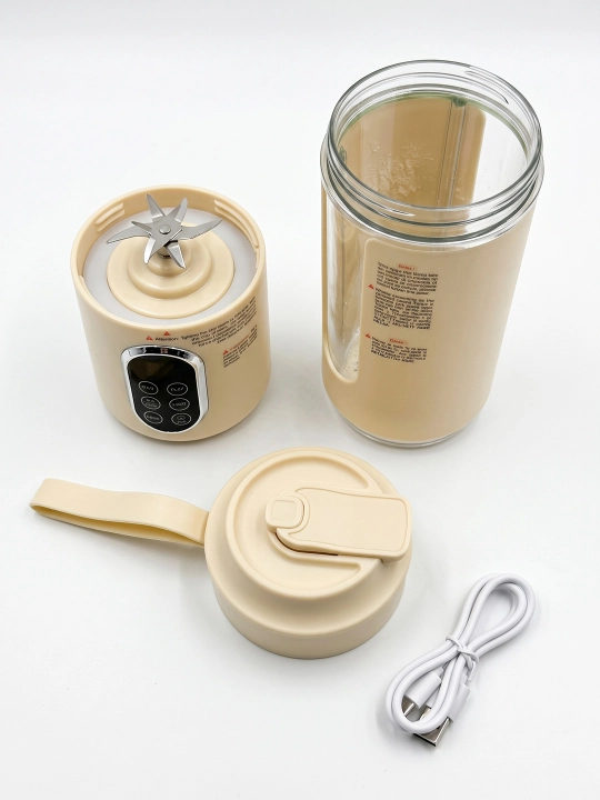 Simsiz mini blender 530 ml, smuzi va kokteyllar uchun kichkina blender