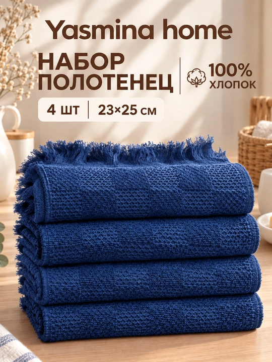 Oshxona sochiqlari to'plami, qo'l uchun sochiq to'plami 2,4,6 dona, o'lcham 23x25 sm - 