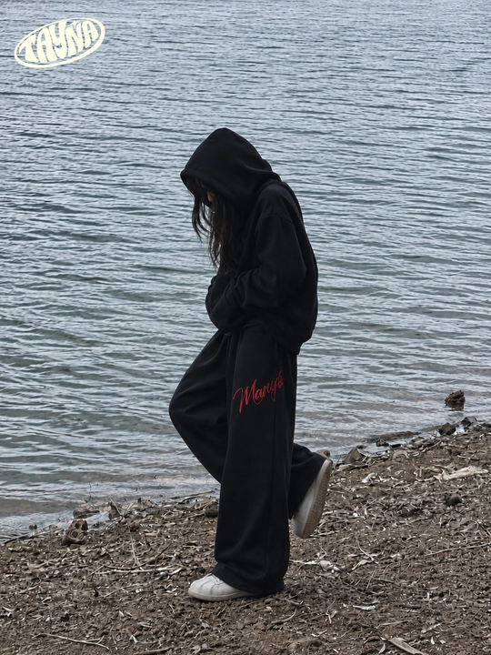 TAYNA Ayollar uchun oversayz shimlar, jogger shim ayollarga, keng sport shim baggy jogger