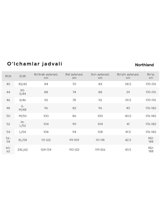 Erkaklar uchun flisli jemper Northland